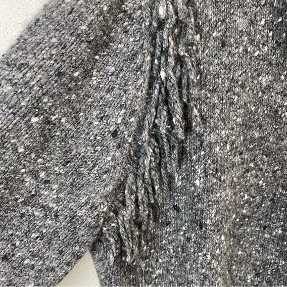 Bruno Manetti Cashmere & Wool Fringe Cardigan Longline Coat - Picture 12 of 16